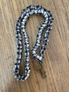 Madalynn Buffalo Lanyard - Black and White