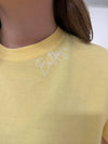 Bulldogs Boxy Tee - Butter Yellow