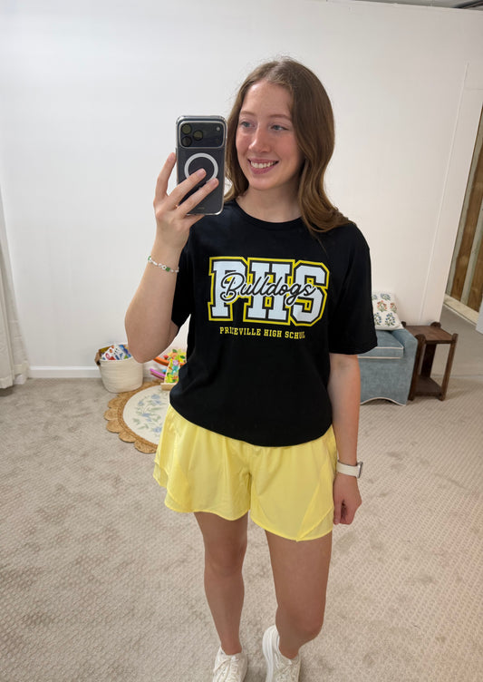 PHS Bulldogs Tee - Black
