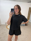 Bulldogs Boxy Tee - Black