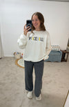 Priceville Greys Sweatshirt - White