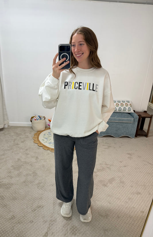 Priceville Greys Sweatshirt - White