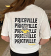 Priceville Bulldogs Tee - White
