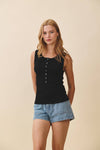 Camelia Ribbed Tank Top
